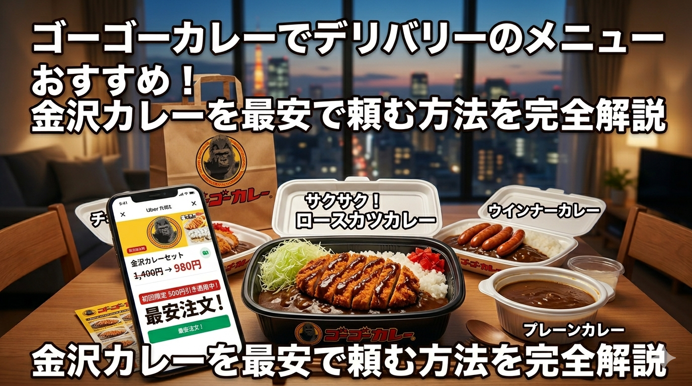 ゴーゴーカレーのデリバリーでメニュー おすすめは？