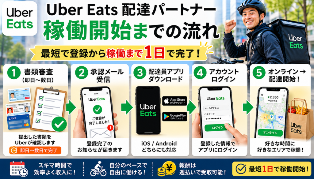 稼働開始までの流れ