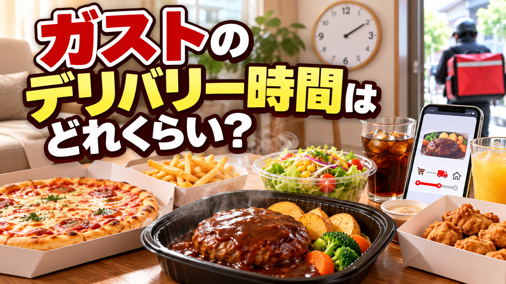 ガストのデリバリー時間